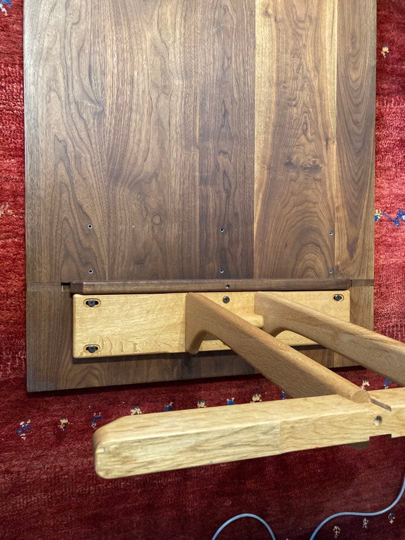 値下げ中　ダイニングテーブル　ウォールナット　オイル仕上げ　家具一点物