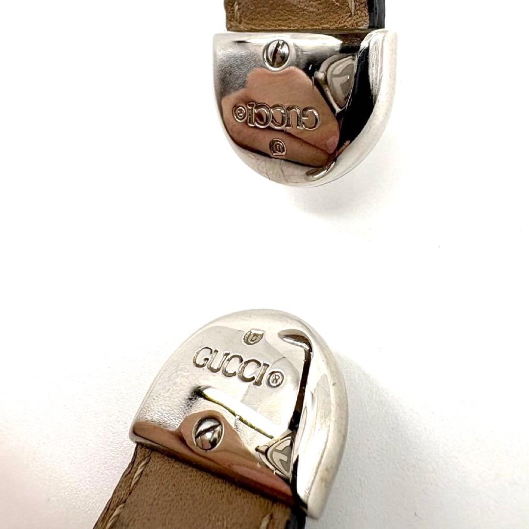 新品電池☆GUCCI グッチ 6600L ターンフェイス Gロゴ 腕時計 稼働