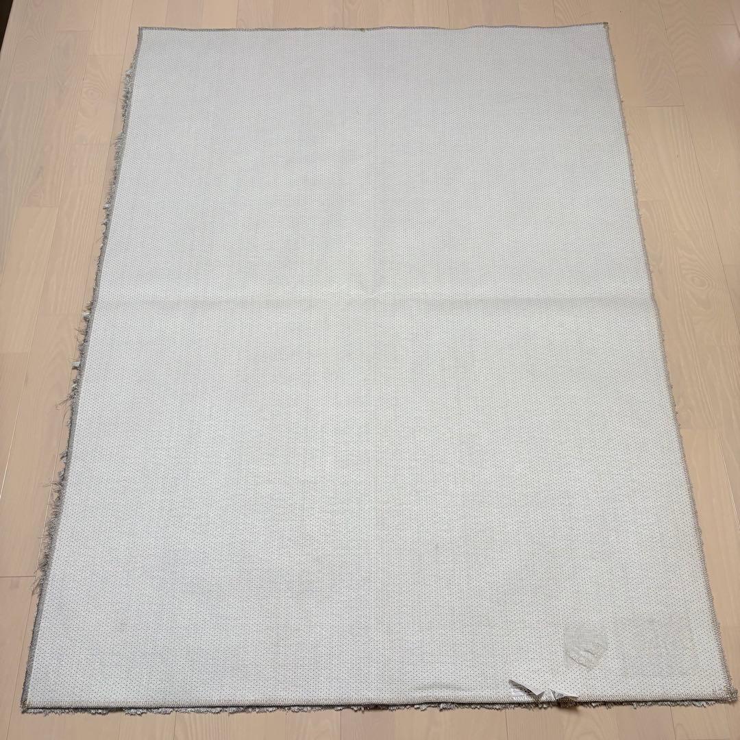 日本製 シャギーラグカーペット 174×132 ライトグレー 住江織物株式会社