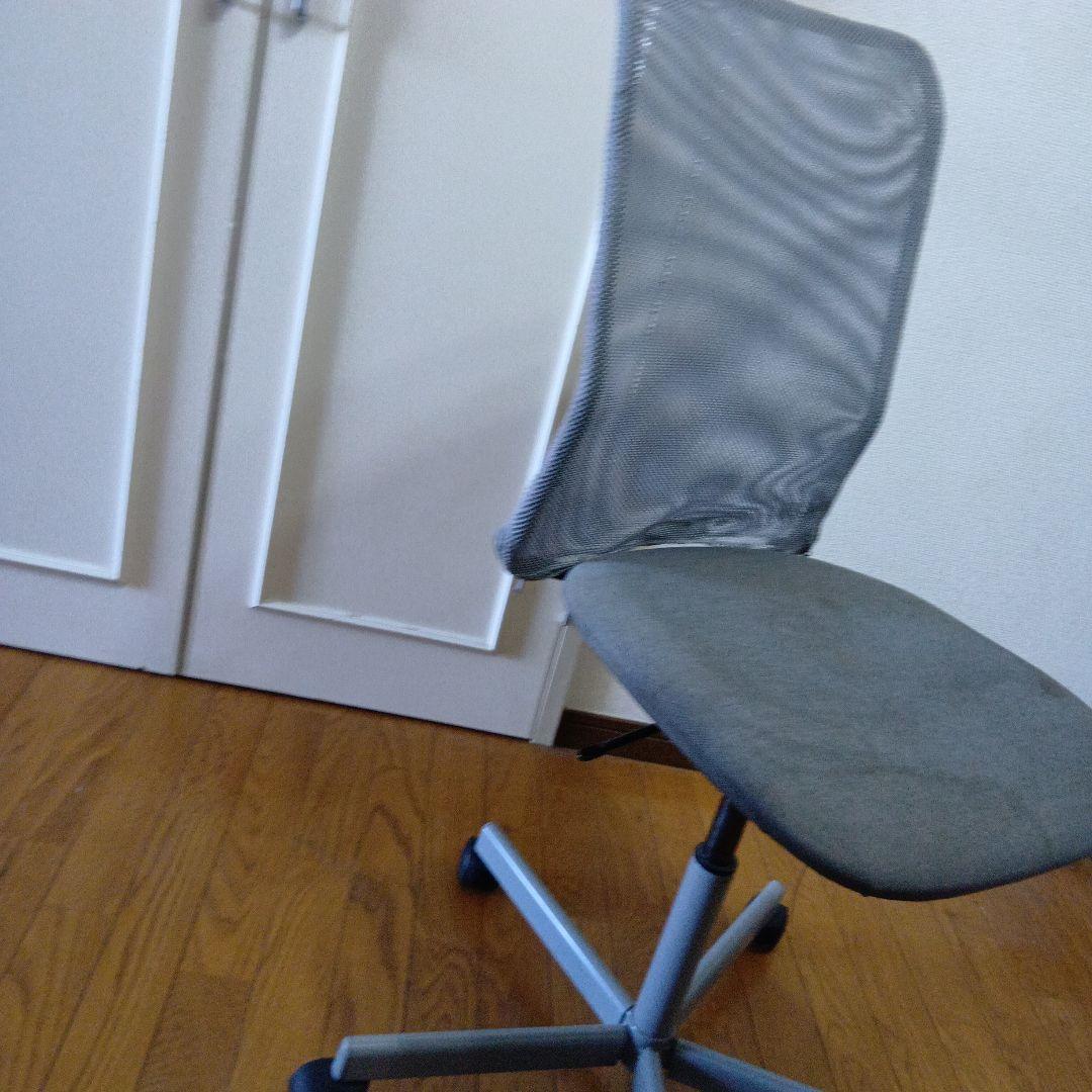 グレー メッシュ デスクチェア