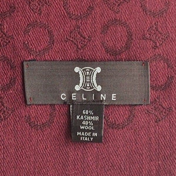 【未使用】CELINE　セリーヌ　ストール　マフラー　男女兼用　カシミア混
