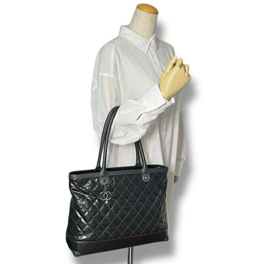 良品 CHANEL マトラッセ パリビアリッツ マトラッセ A4 バッグ 大容量