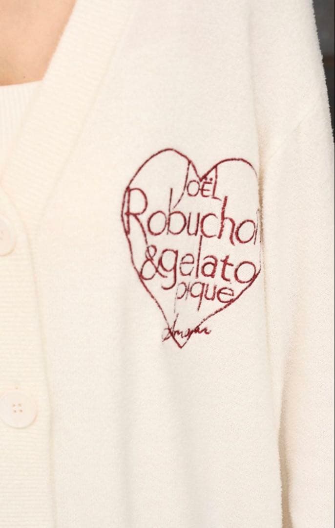 未開封品 【JOEL ROBUCHON】スムーズィーシルクカーディガン