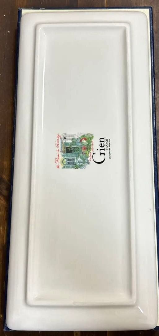 Gien ジアン パリ ジベルニー オブロング　長皿　サンドイッチ皿　フランス製