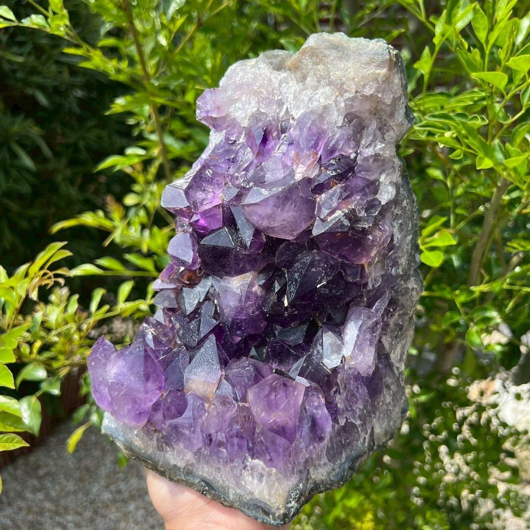 ✳✨大型美紫ハイパワー✨最強浄化や魔除けに✨アメジストクラスター 天然石 原石