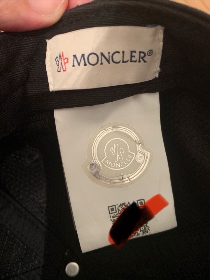 モンクレール本物MONCLERキャップブラックレディースメンズも可送料無料
