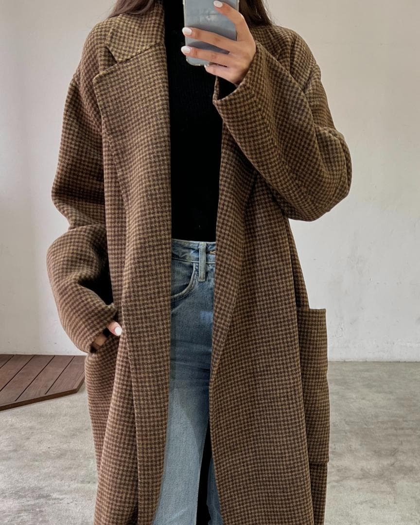 TODAYFUL / \"Over Check Coat\"オーバーチェックコート