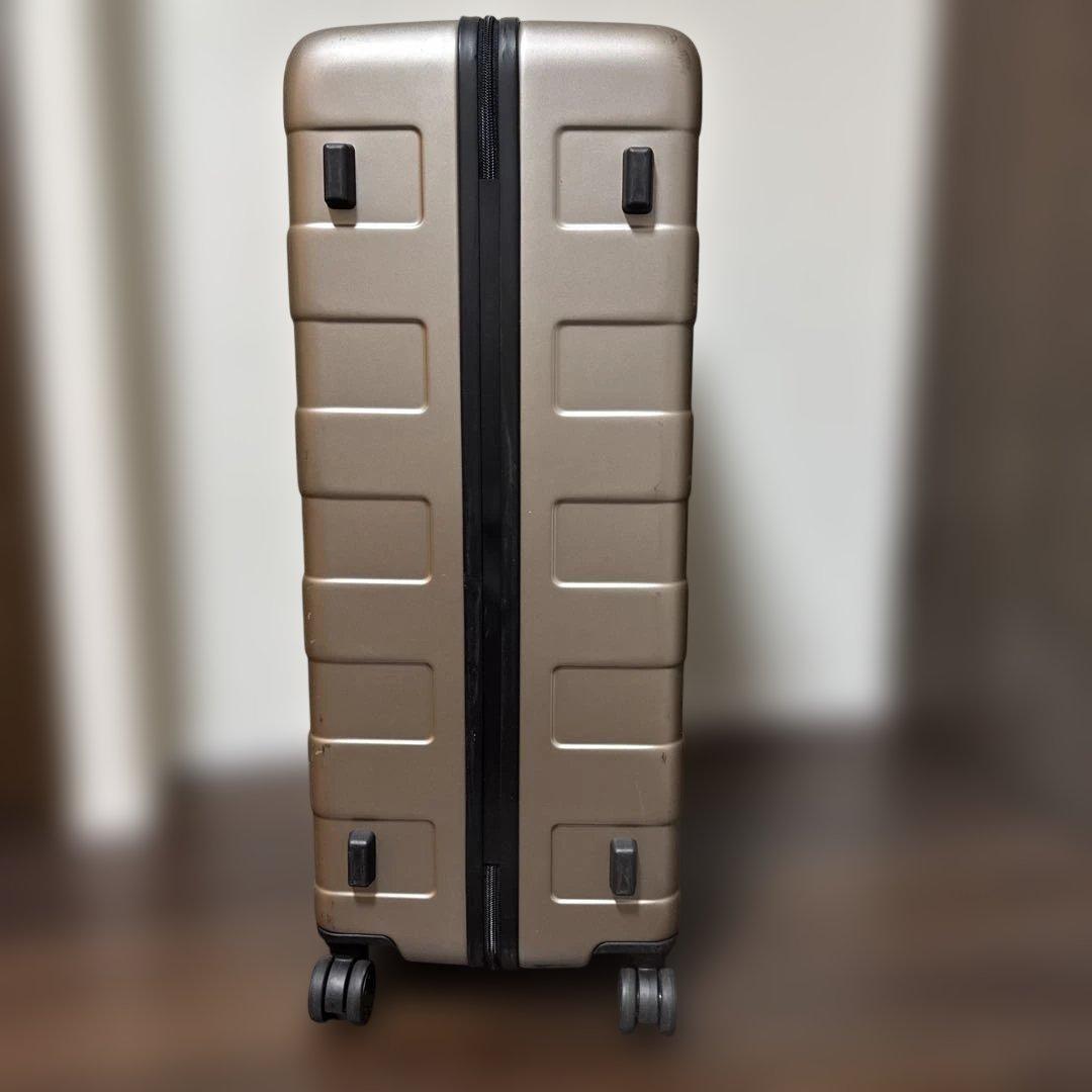 【無印良品】バーを自由に調節できるハードキャリーケース（105Ｌ）