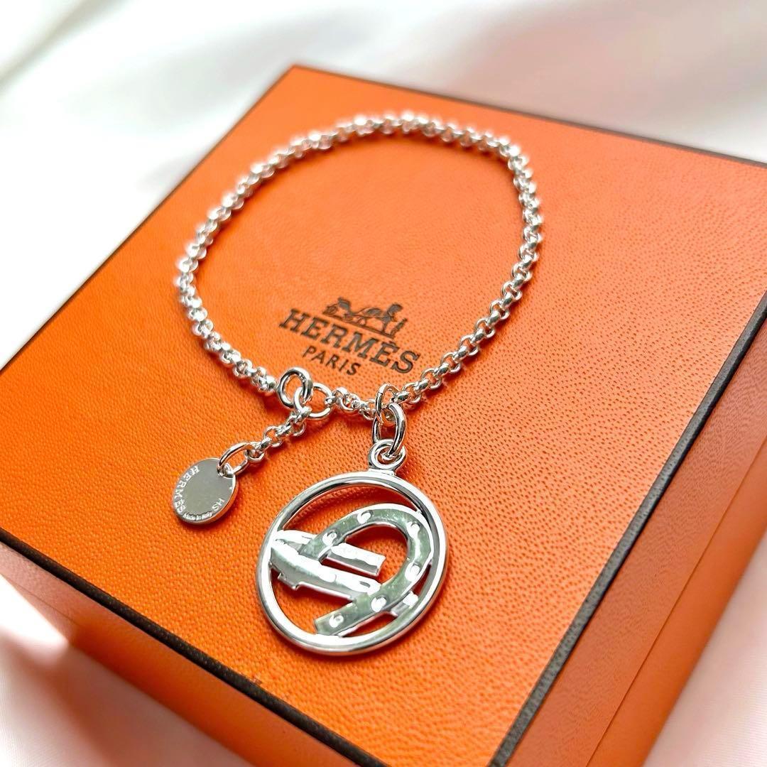 【極希少】HERMES JUMP horseshoe bracelet 925