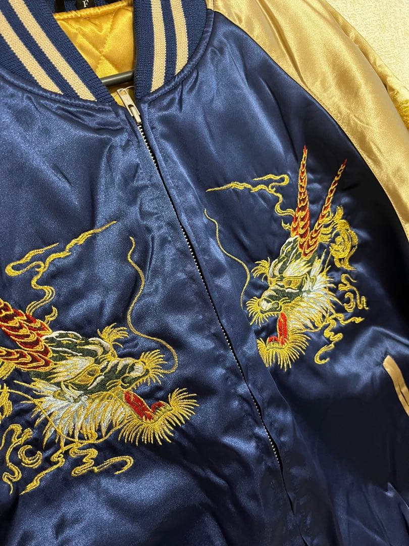 ［新品］角竜　ネイビースカジャン