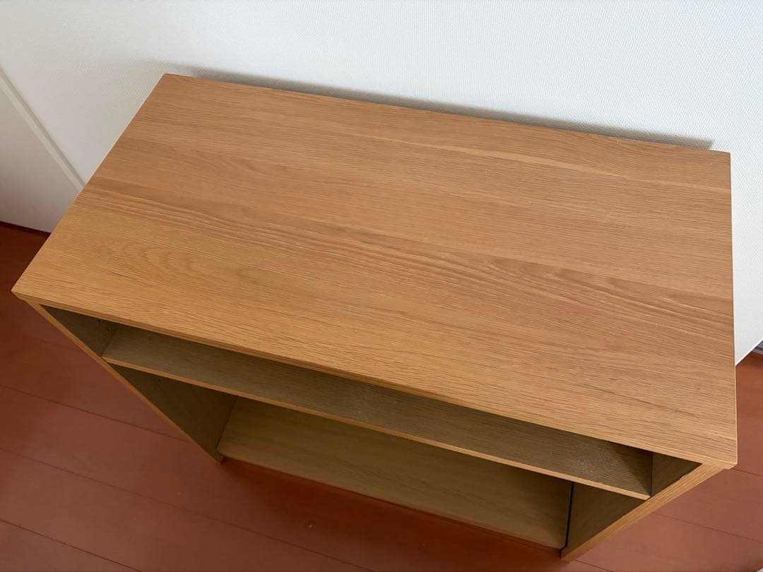 【1/25まで】無印良品 木製シェルフ オーク材 88×44×83cm