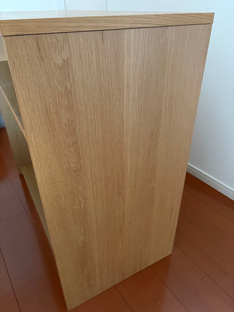【1/25まで】無印良品 木製シェルフ オーク材 88×44×83cm