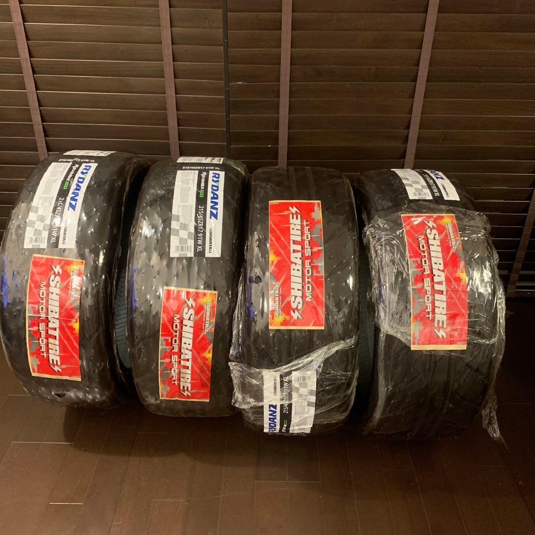 【新品】シバタイヤ　280　215/45/17