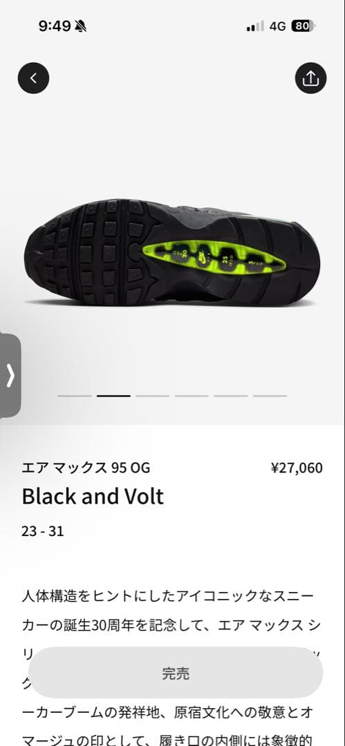 靴 NIKE AIR MAX 95 BIG BUBBLE HRJK atmos