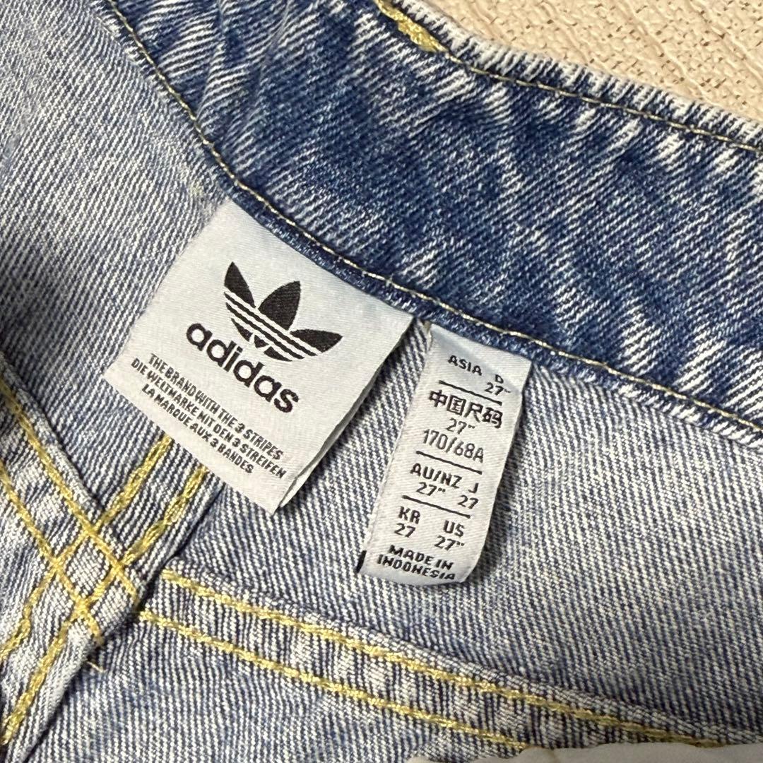 adidas originals DENIM デニム ジーンズ ワイドパンツ