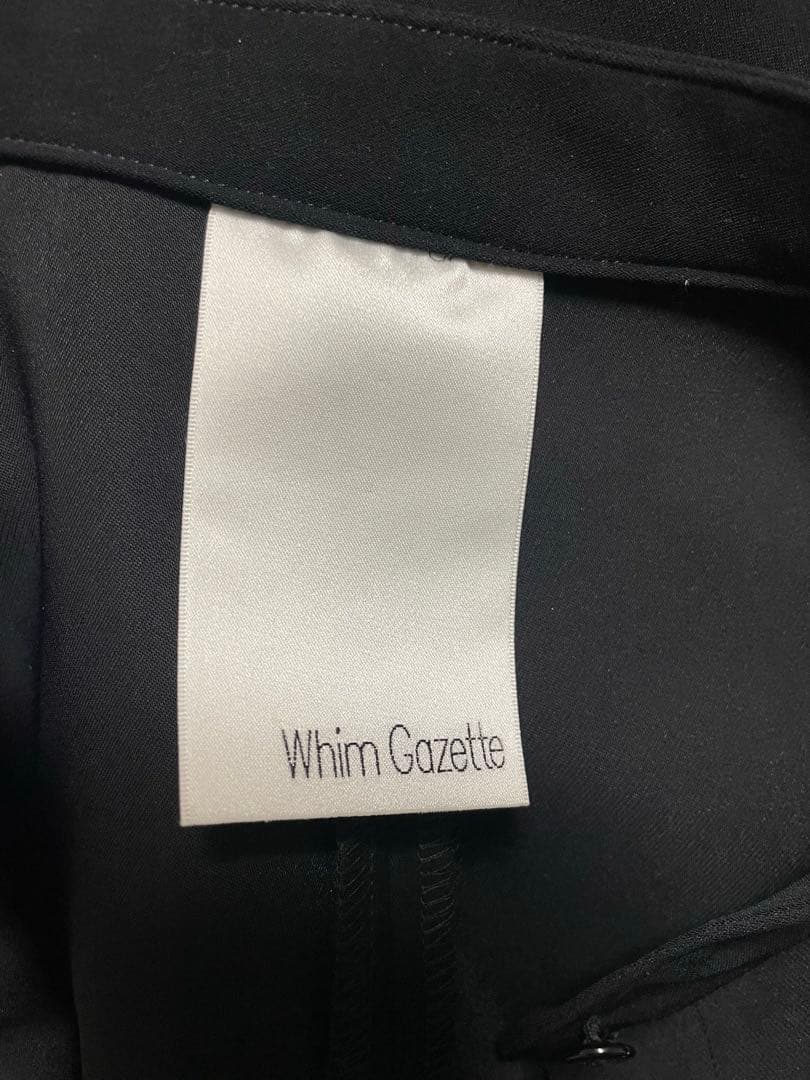 【美品】Whim Gazette ウィムガゼット　長袖 オールインワン　ブラック