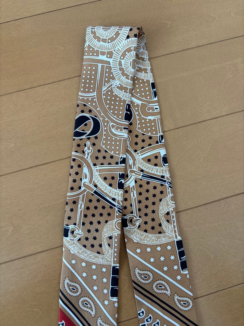 HERMES エルメス　ツイリー　エプロン　ドール　バンダナ　ペイズリー