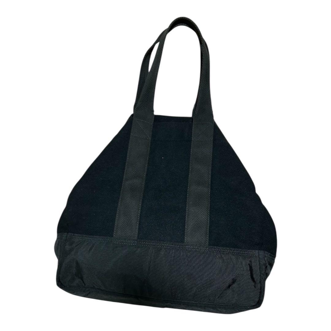 コムデギャルソン オム 日本製 ウール トートバッグ 黒 大容量