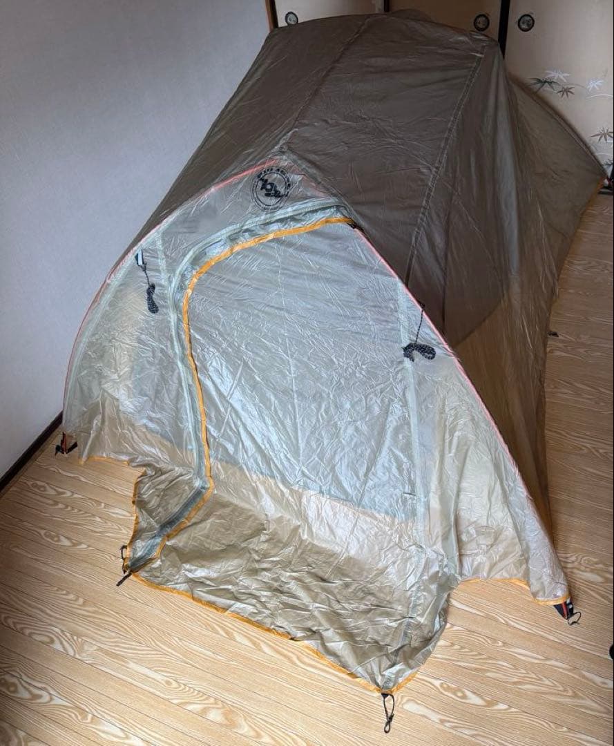 ビッグアグネスフライクリークUL3超軽量山岳テント/専用フットプリント付