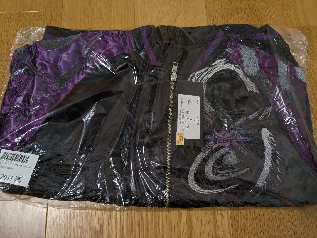 絡繰魂　ゾロ　ワンピース　リバーシブル　スカジャン　L