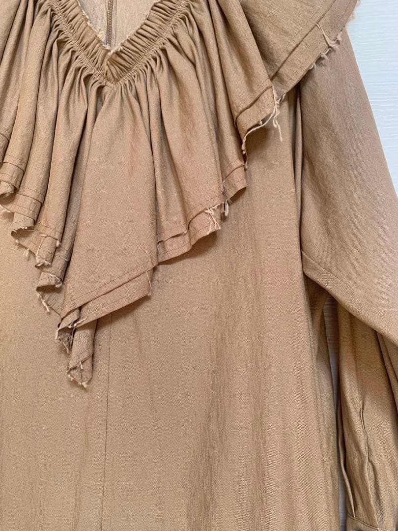 ワンピース hella RUFFLE COLLAR DRESS