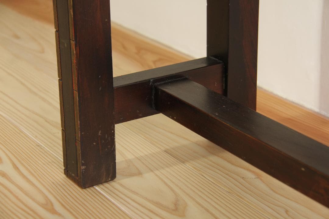 棚　飾り棚　小さめ　花台　飾り台　木製　彫刻　アンティーク　古道具