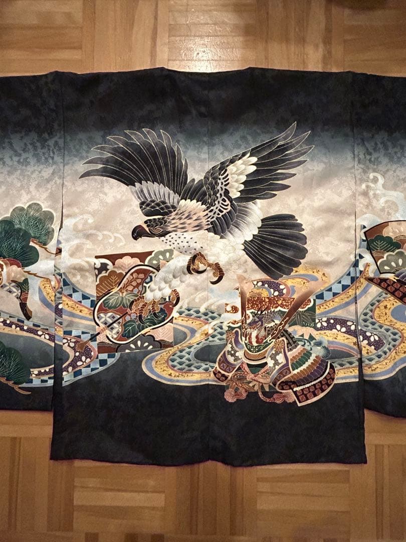 七五三 男の子　袴　着物セット 草履付き