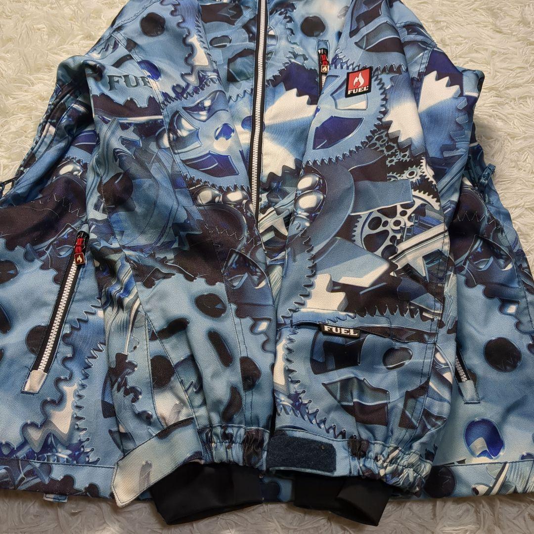 【人気✨FUEL✨L】スノー スノボ ウェア セットアップ 上下 総柄
