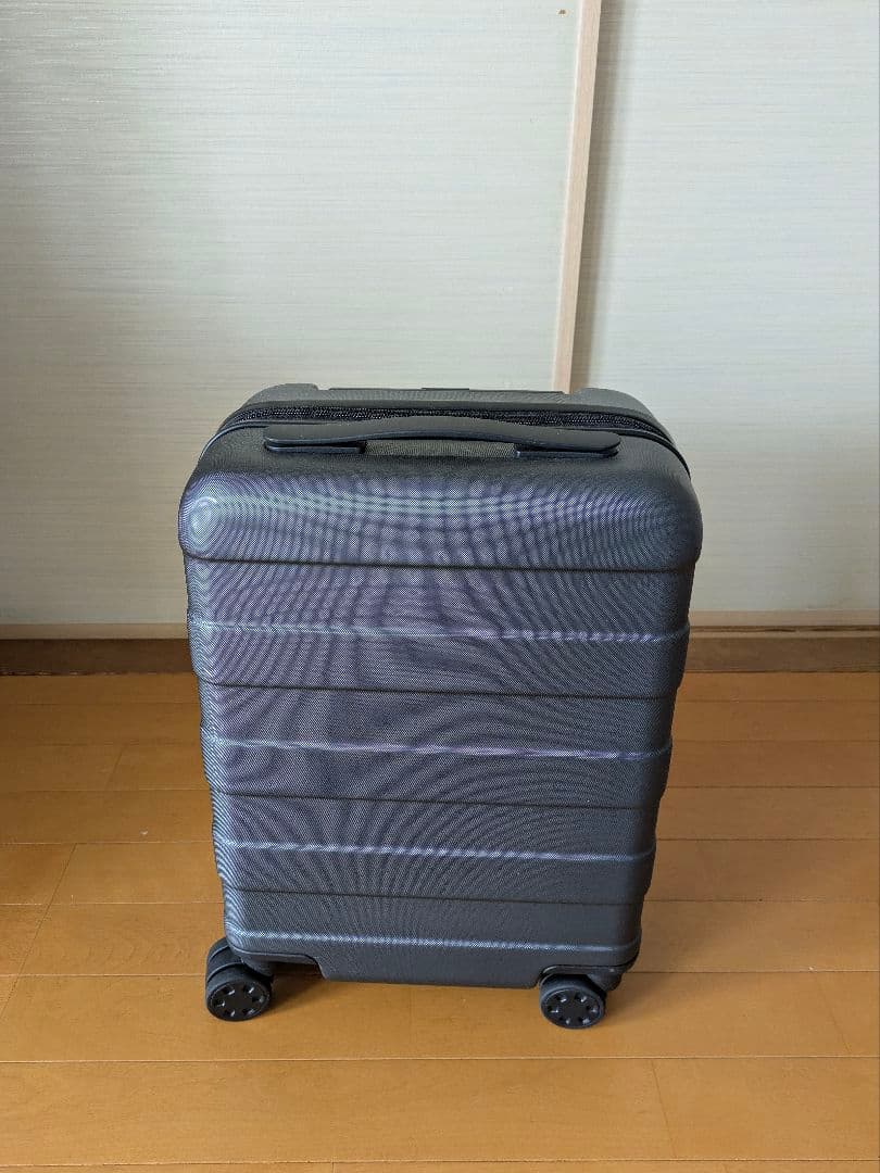 無印良品 Muji バーを自由に調節できるキャリーケース　グレー 20L