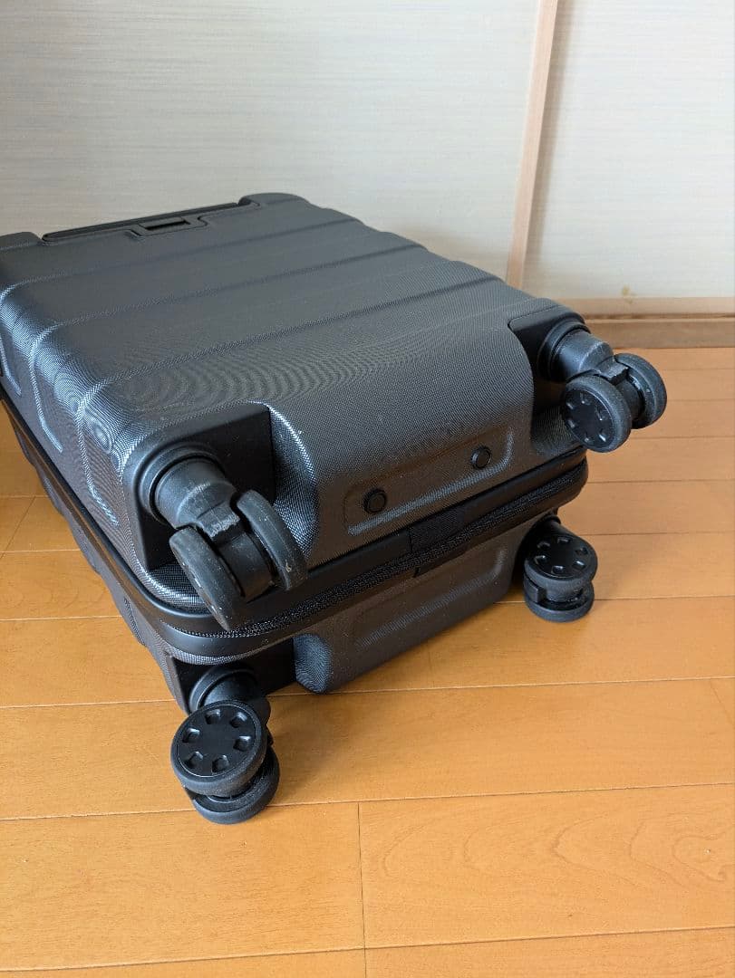 無印良品 Muji バーを自由に調節できるキャリーケース　グレー 20L