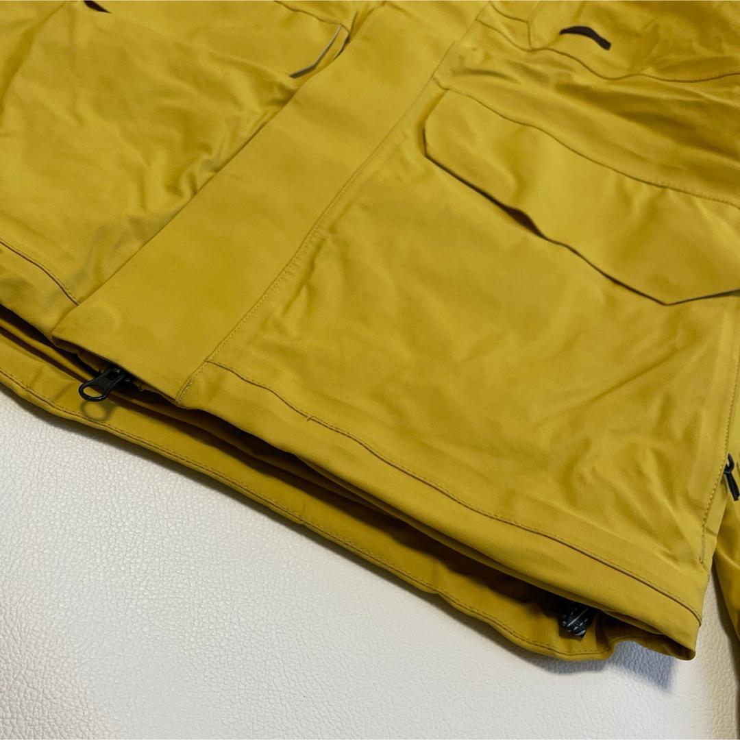 6679 ボルコム　ジャケット　メンズ　ゴアテックス　スノボウェア　イエロー