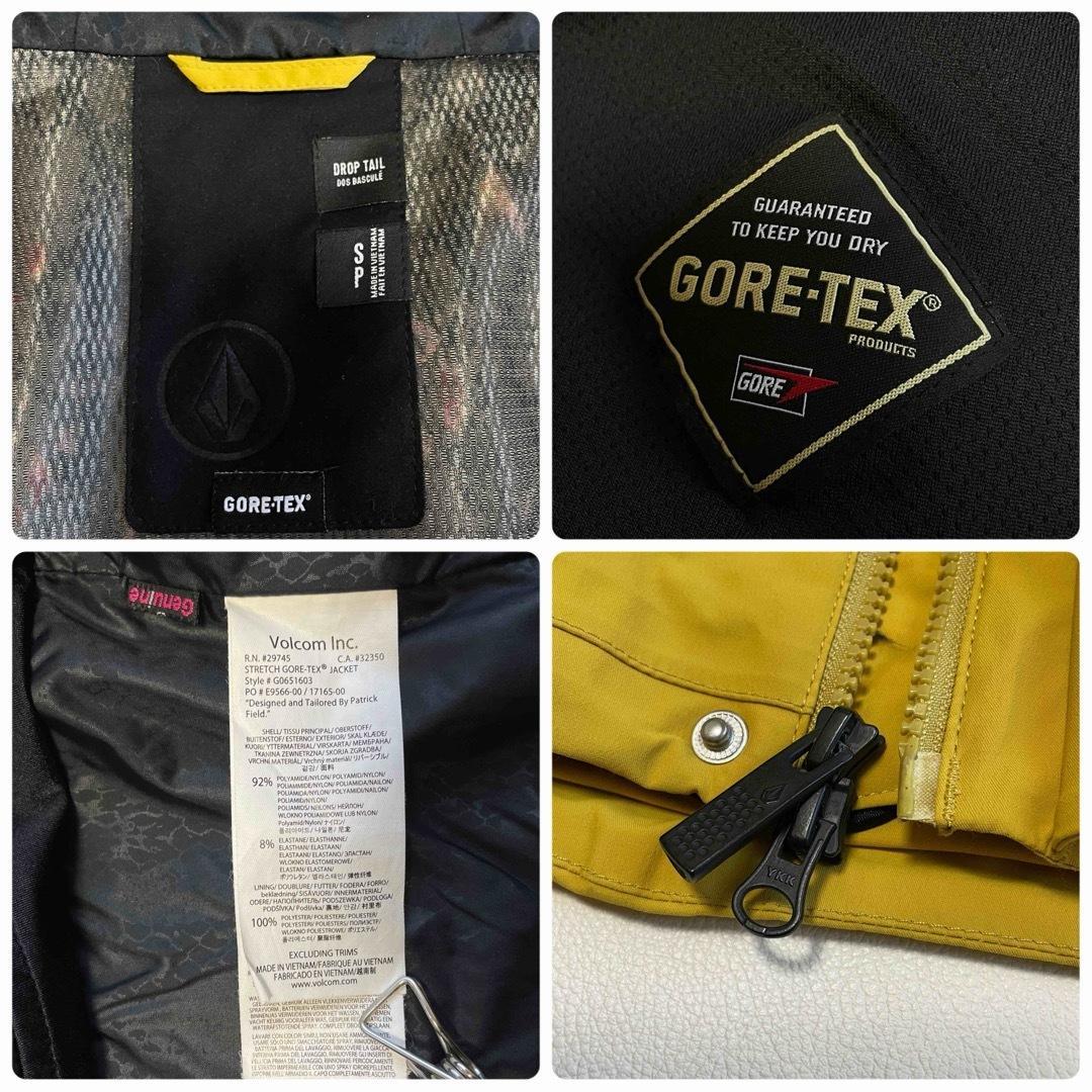 6679 ボルコム　ジャケット　メンズ　ゴアテックス　スノボウェア　イエロー