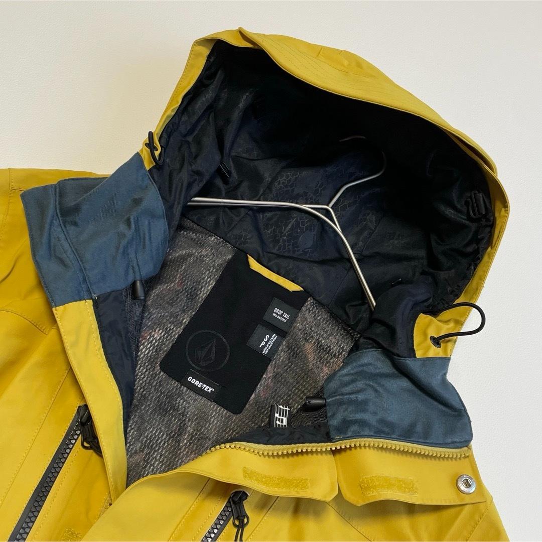 6679 ボルコム　ジャケット　メンズ　ゴアテックス　スノボウェア　イエロー