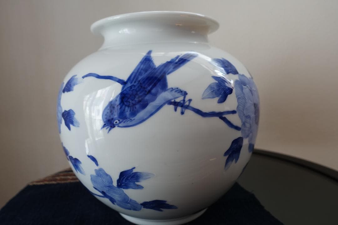 228 花瓶　清水焼 萬珠堂