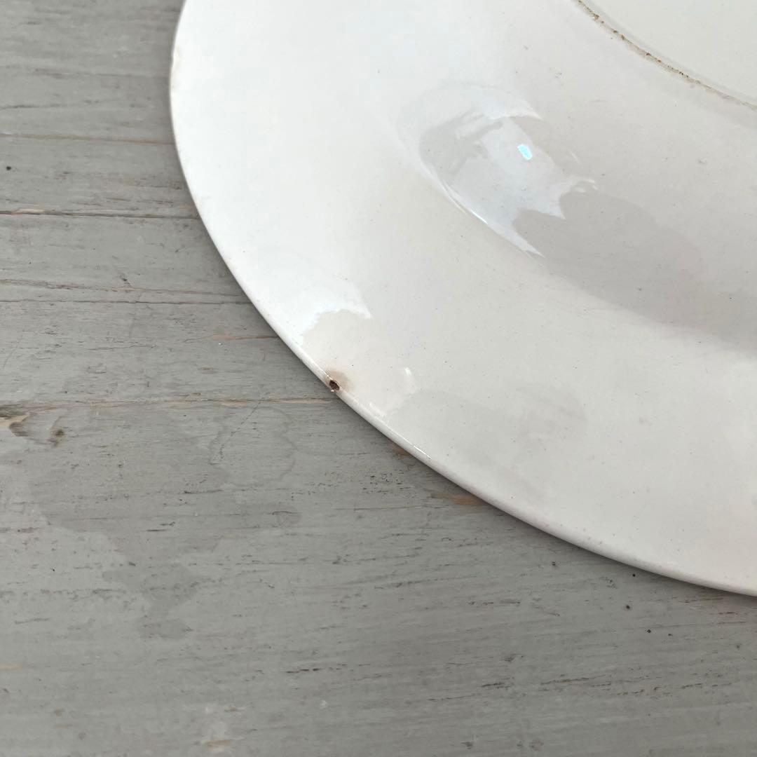 再値下げ❗️フランスアンティークディゴワンサルグミンヌ スーププレート 2枚set