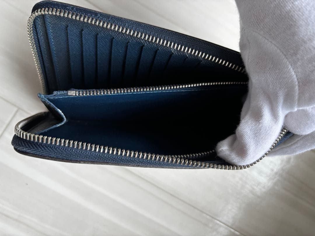 ルイヴィトン タイガ ヴェルティカル 長財布 オセアン ジッピー　M32837