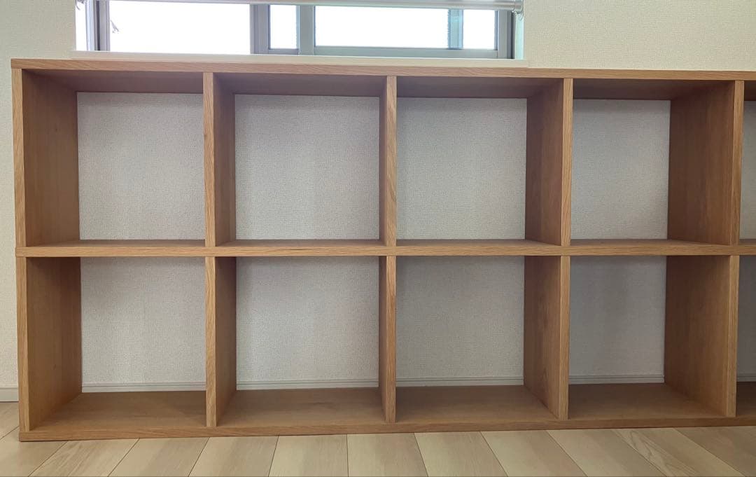 無印良品　スタッキングシェルフ　5段×2列　オーク材