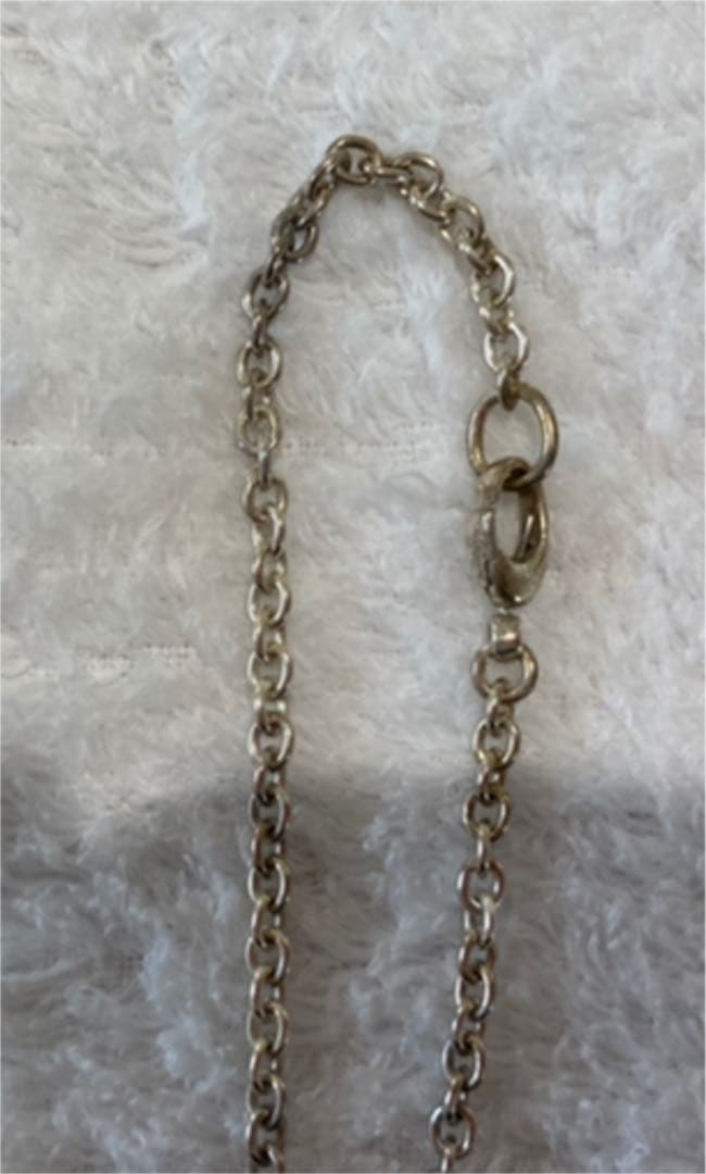 グッチ ネックレス GUCCI メンズ Gロゴ　シルバー　ペンダント シルバー