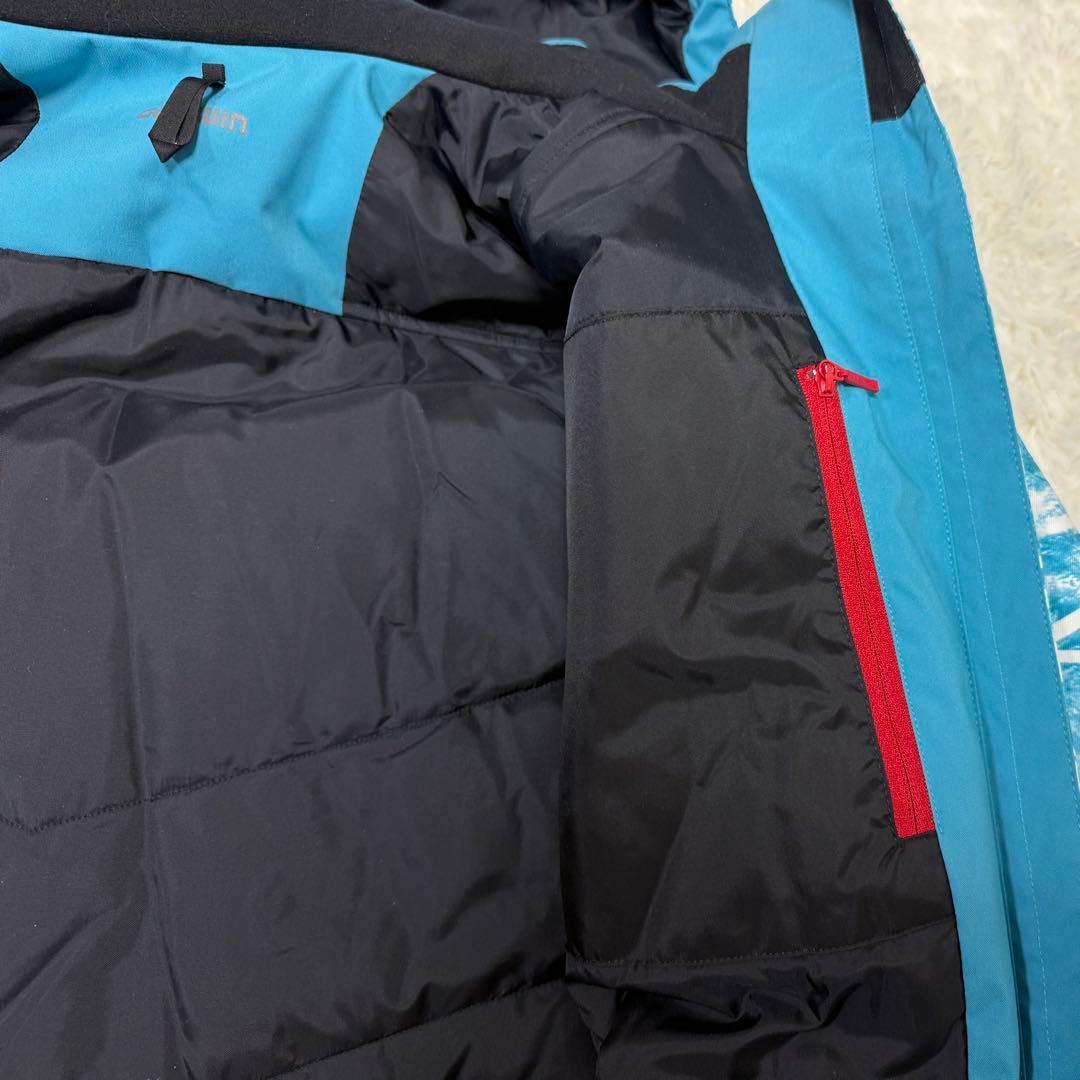 GOLDWIN 雪柄 中綿 スキー スノボジャケットL【E-69】