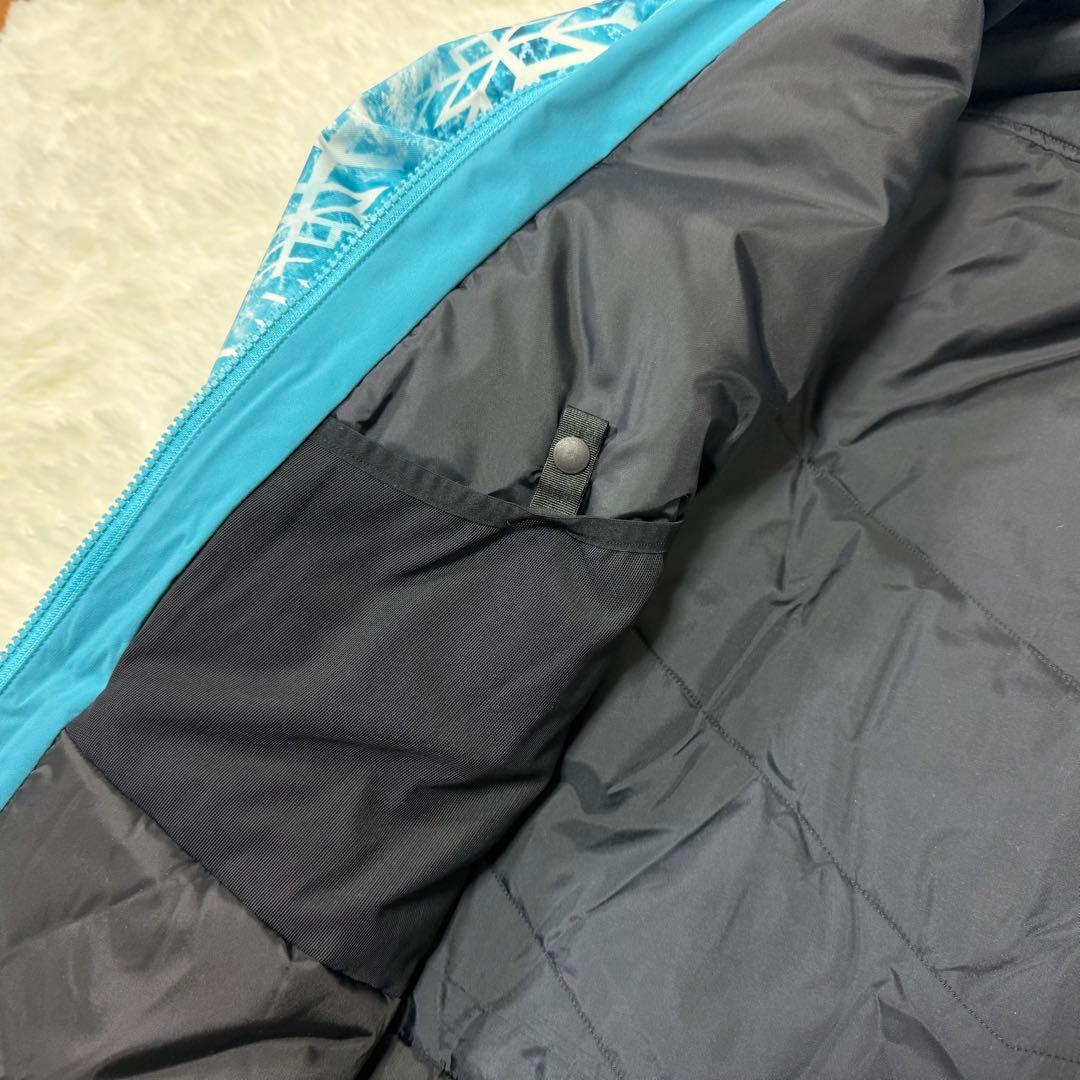 GOLDWIN 雪柄 中綿 スキー スノボジャケットL【E-69】