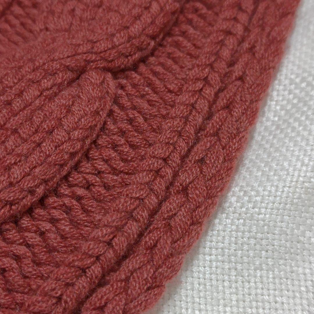 ロロピアーナLoro Pianaベビーカシミヤ100%ケーブル編ストールマフラー