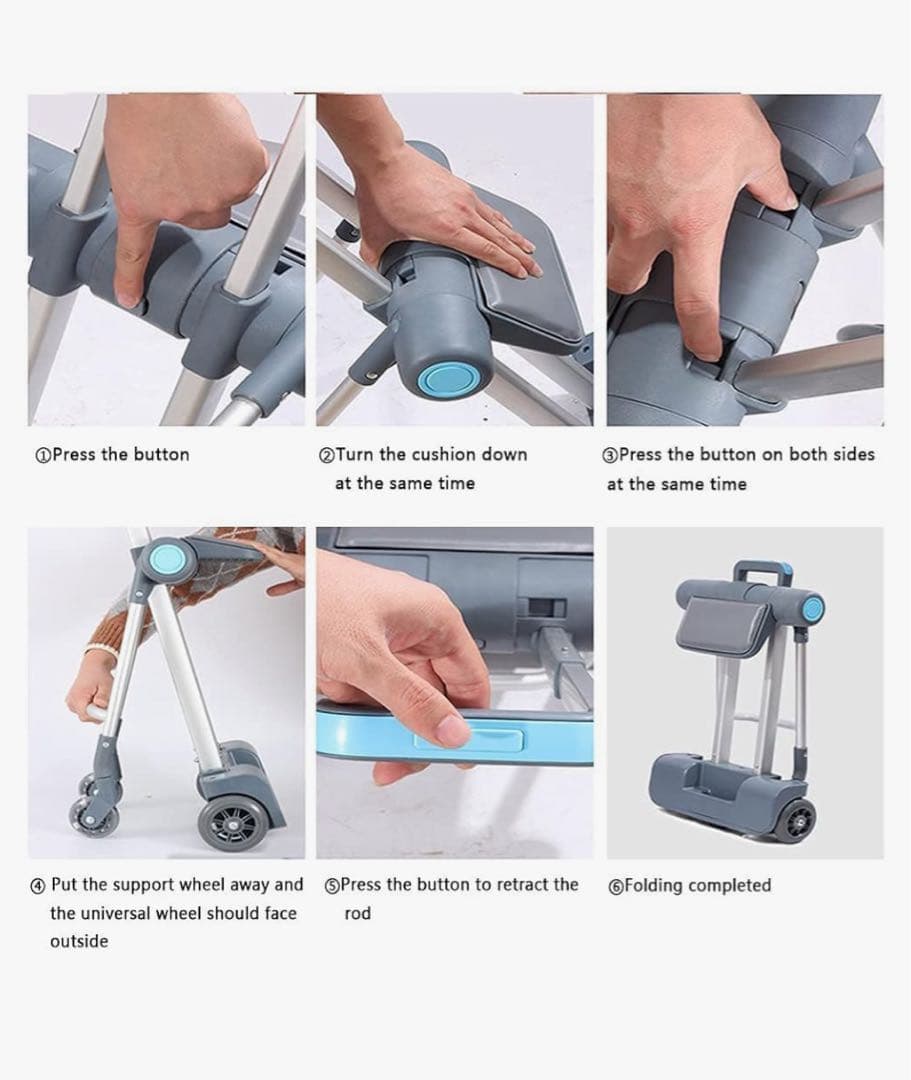 子供用スーツケース乗れる キッズ キャリーケース 40L大容量 ブルー