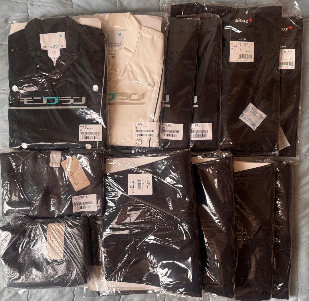 ◆新品未開封　コックコート　エプロン　 パンツ　まとめ売り　住商モンブラン◆