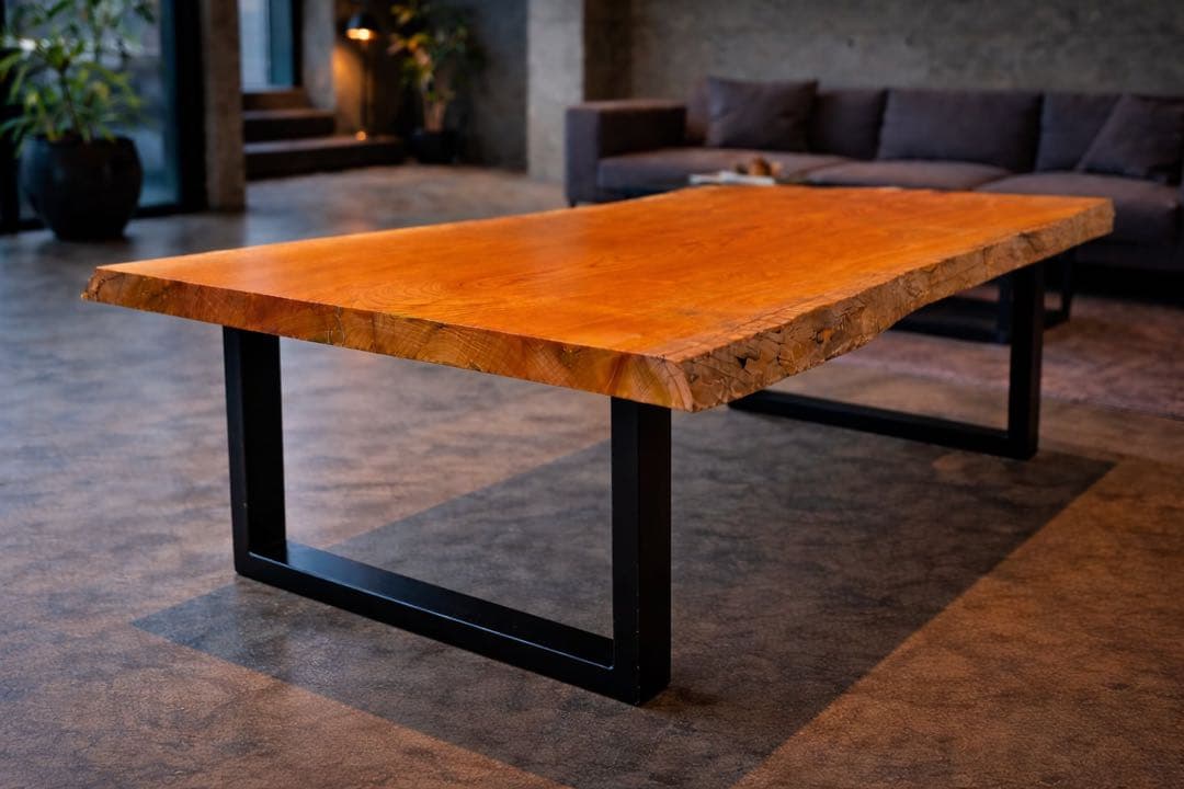 (爆安) 欅　一枚板　ダイニングテーブル