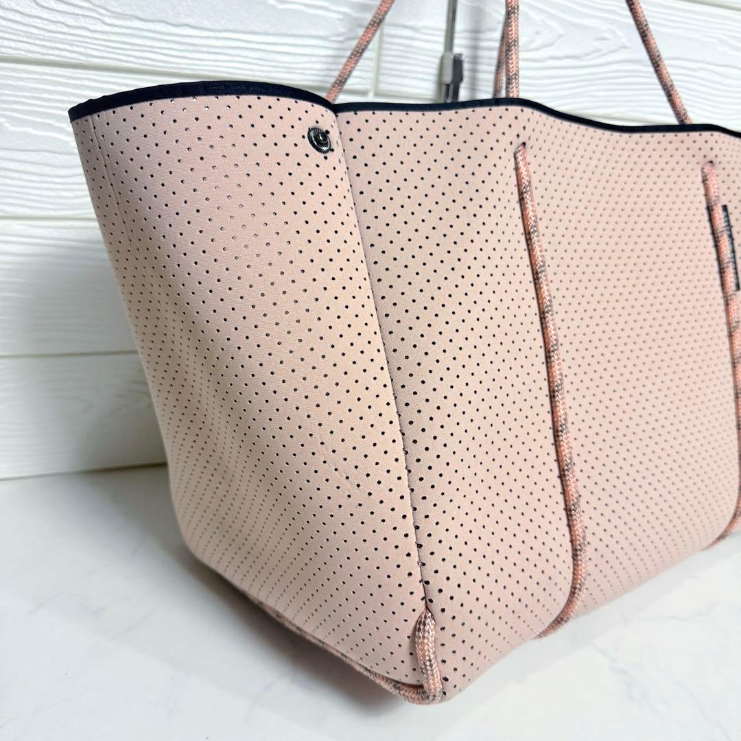 極美品✨ STATE OF ESCAPE トートバッグ ブラッシュ　　ピンク 大