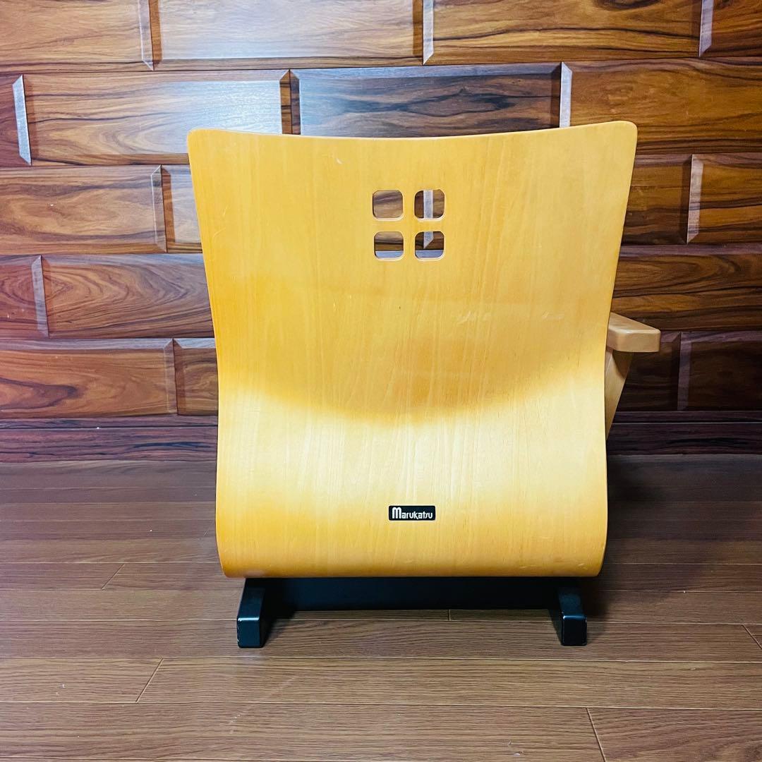 マルカツ 【超希少】高座椅子 肘置き アームチェア ピンク 二脚 コタツ 来客