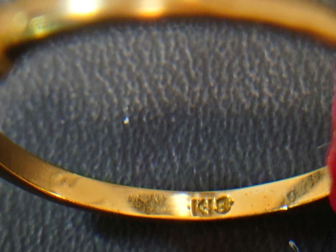 K18 真珠 11号 指輪 18金 リング パール