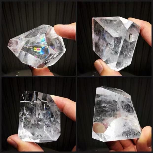 AAA級天然レインボー水晶原石B0113/YS/2/179C