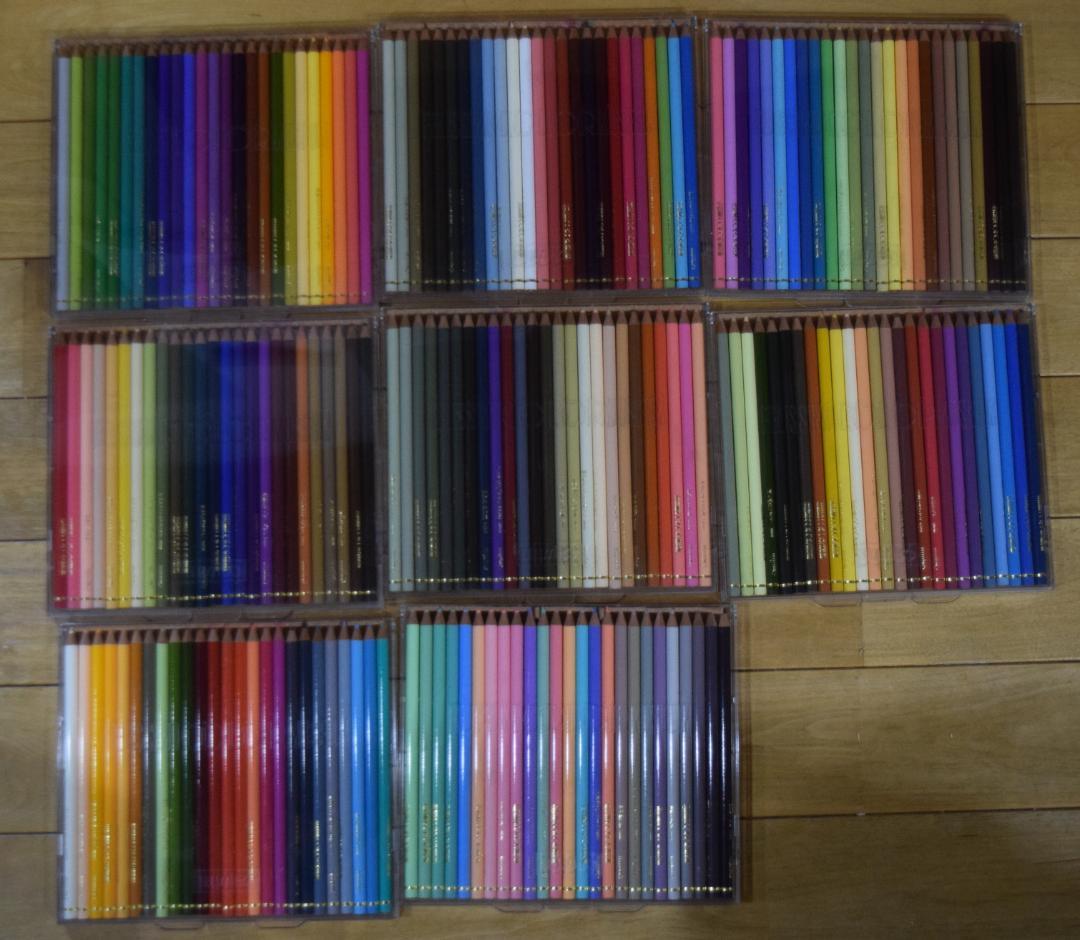 フェリシモ　色鉛筆セット 500色 専用ケース付き