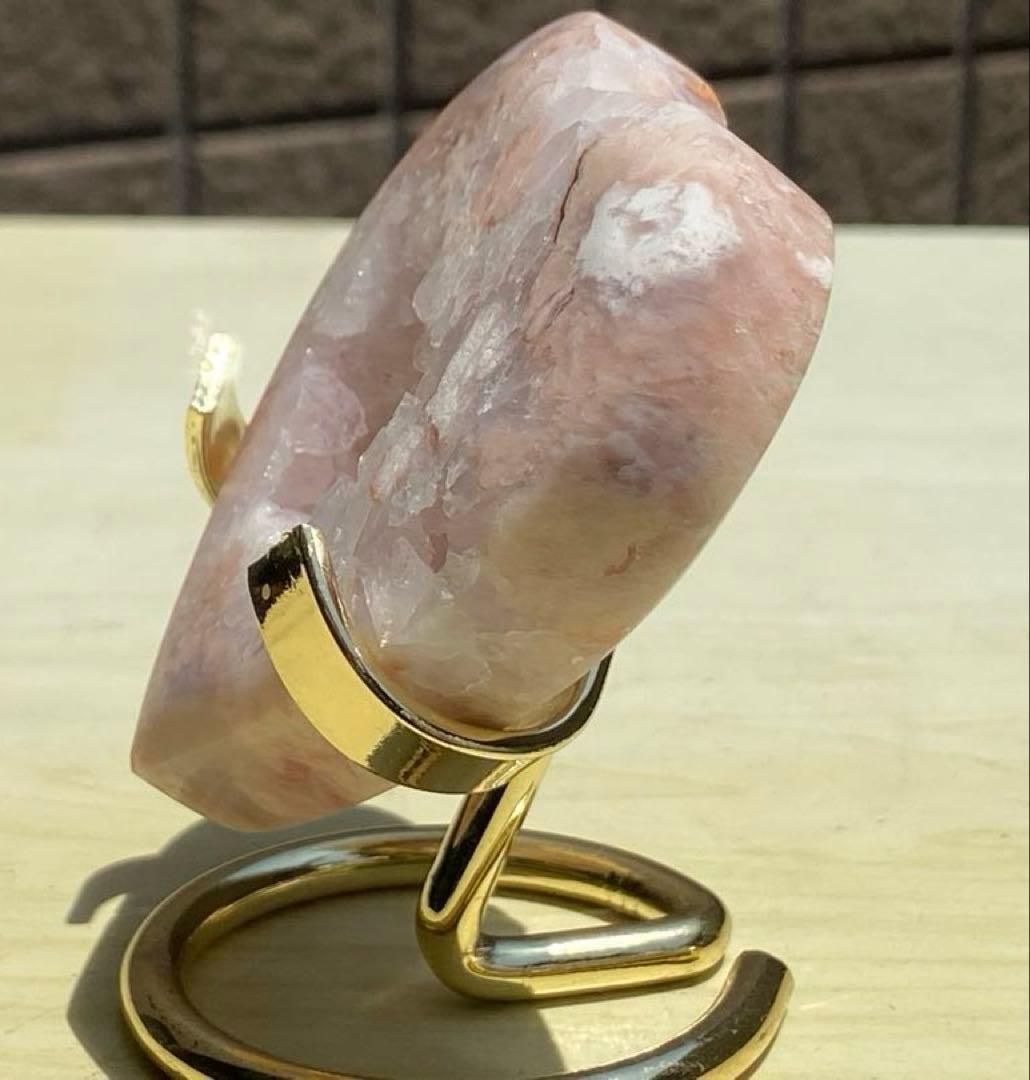 【恋愛・女子力アップ】ピンクアメジスト⭐️桜瑪瑙ハート⭐️N171